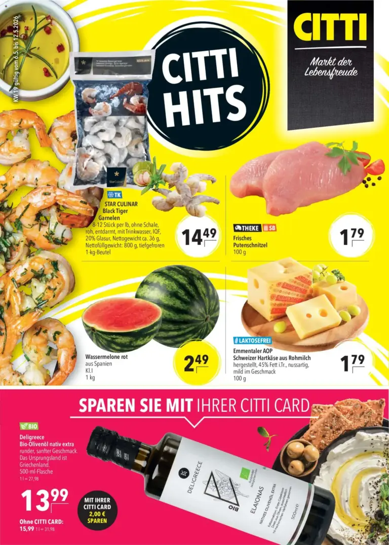 CITTI Markt Prospekt CITTI HITS ab 06.05.2026 zum Blättern