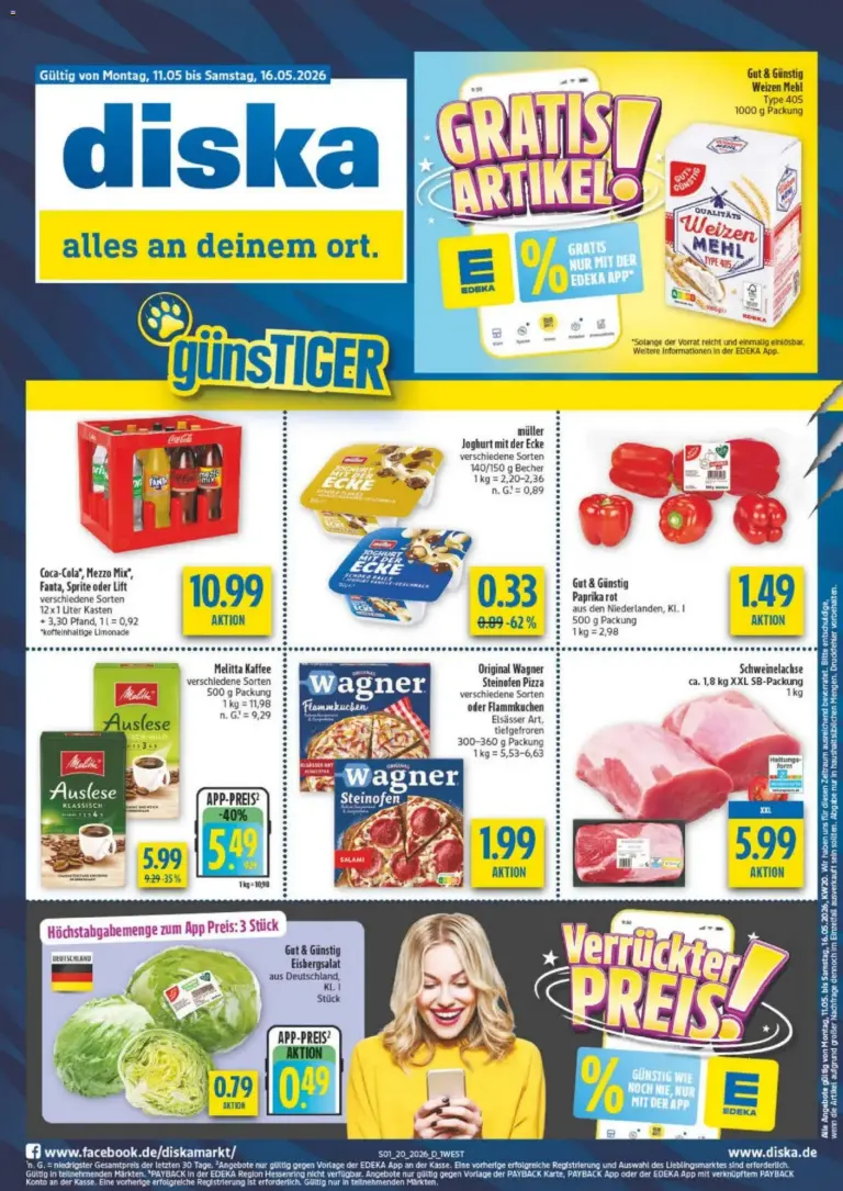 Diska - Diska Angebote Bayern KW20 ab 11.05.2026 zum Blättern