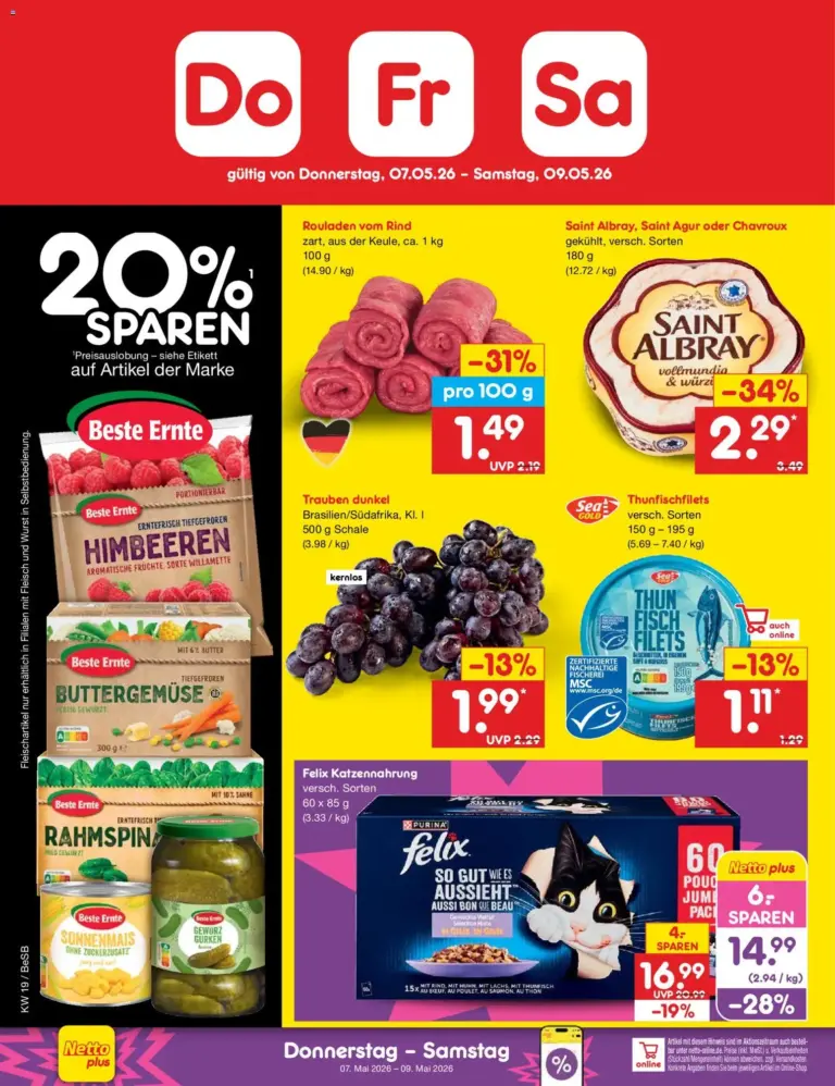Netto Marken-Discount Super wochenende ab 07.05.2026 Angebote