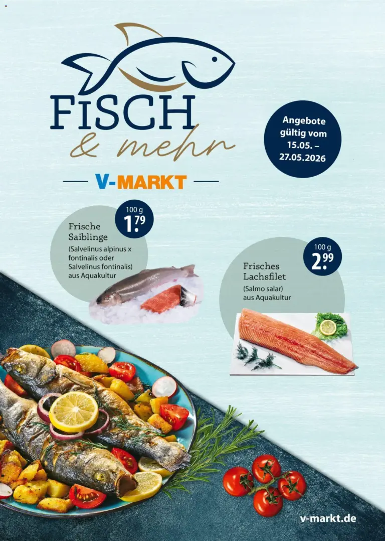 Angebote V-Markt Fischangebote München ab 15.05.2026
