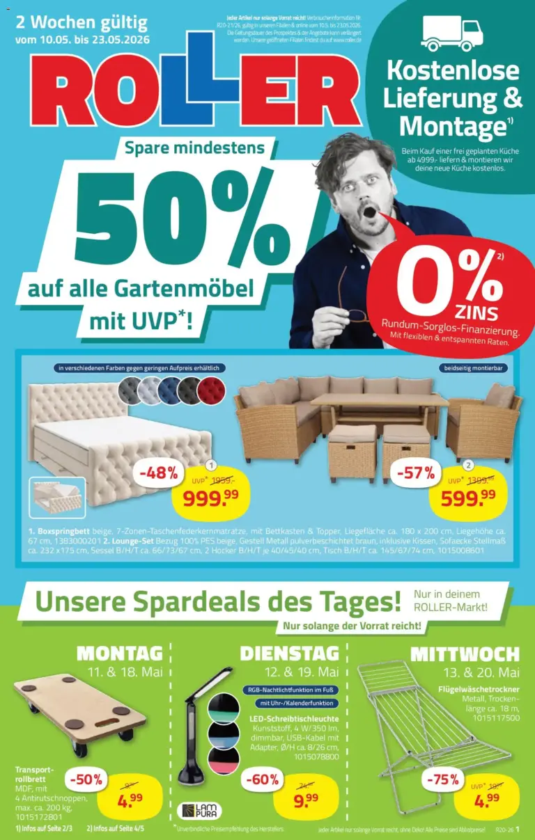 Roller Prospekt ab 10.05.2026 zum Blättern