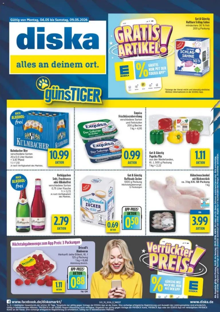 Diska - Diska Angebote Bayern KW19 ab 04.05.2026 zum Blättern