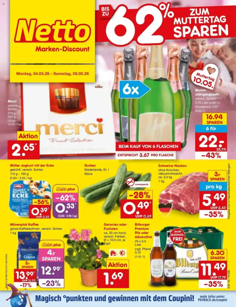 Netto Marken-Discount Prospekt Jüchen ab 04.05.2026 Angebote