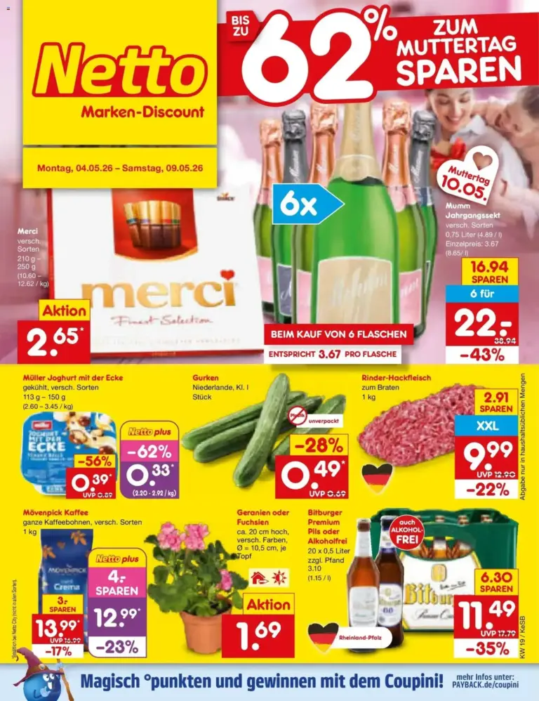 Netto Marken-Discount Prospekt Bonn ab 04.05.2026 Angebote