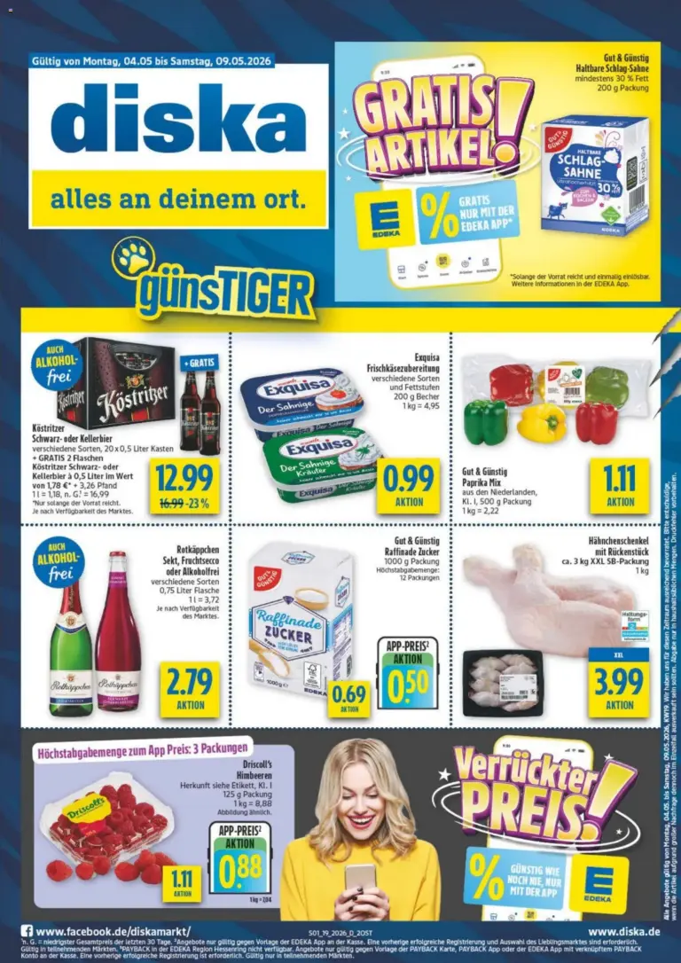Diska - Diska Angebote Sachsen-Thüringen KW19 ab 04.05.2026 zum Blättern