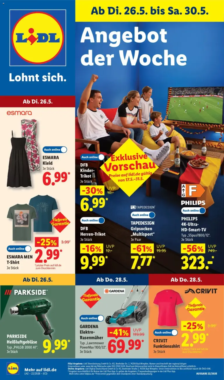 Lidl Prospekt ab 26.05.2026 zum Blättern Angebote