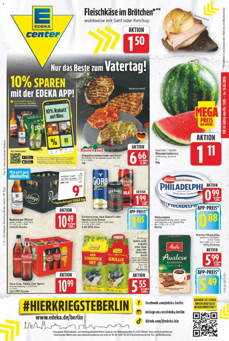E center Prospekt ab 11.05.2026 zum Blättern