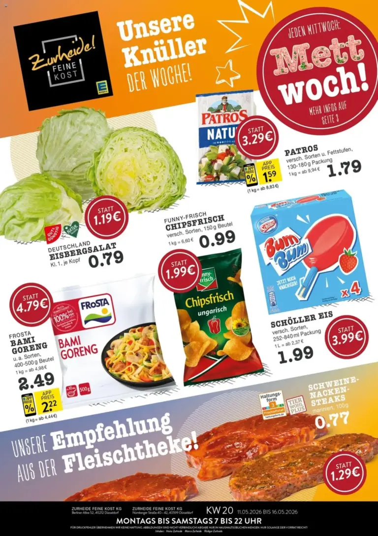 Edeka Zurheide Prospekt ab 11.05.2026 zum Blättern