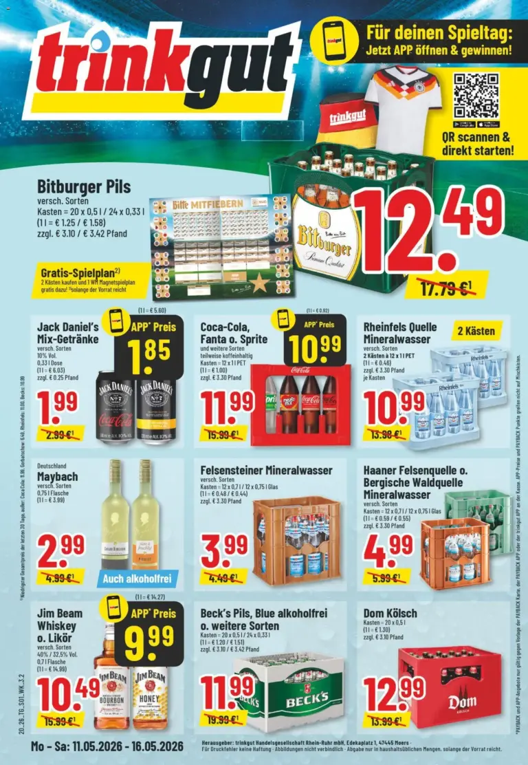 Trinkgut Prospekt ab 11.05.2026 Angebote online