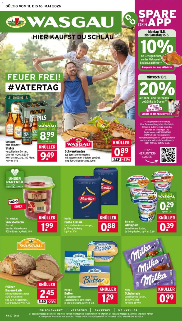 Wasgau Prospekt ab 11.05.2026 zum Blättern