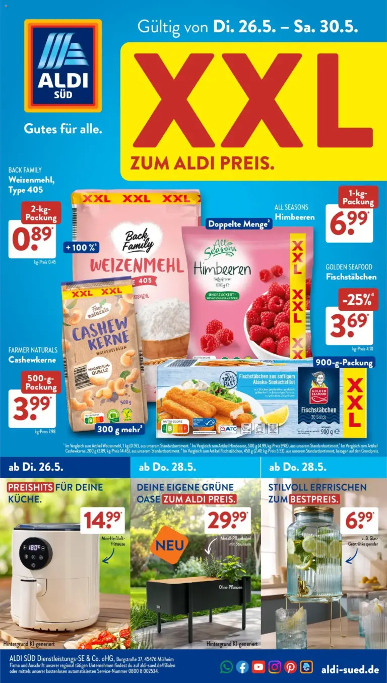 Aldi Süd Prospekt ab 26.05.2026 zum Blättern