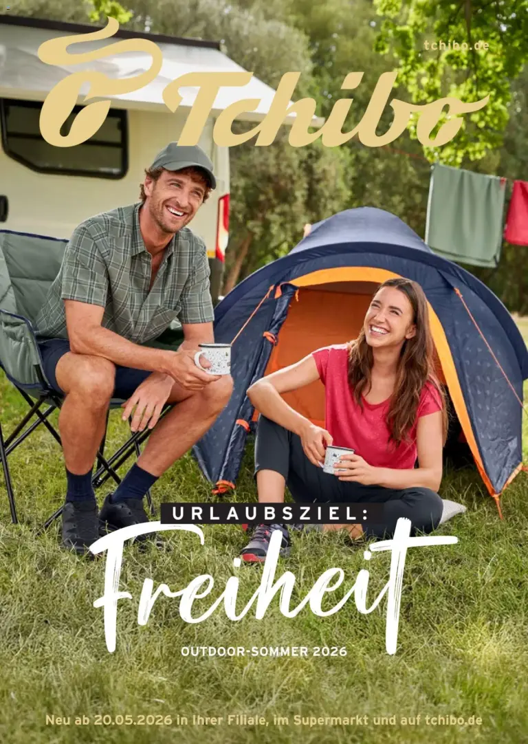 Prospekt Tchibo Urlaubsziel Freiheit ab 20.05.2026 zum Blättern