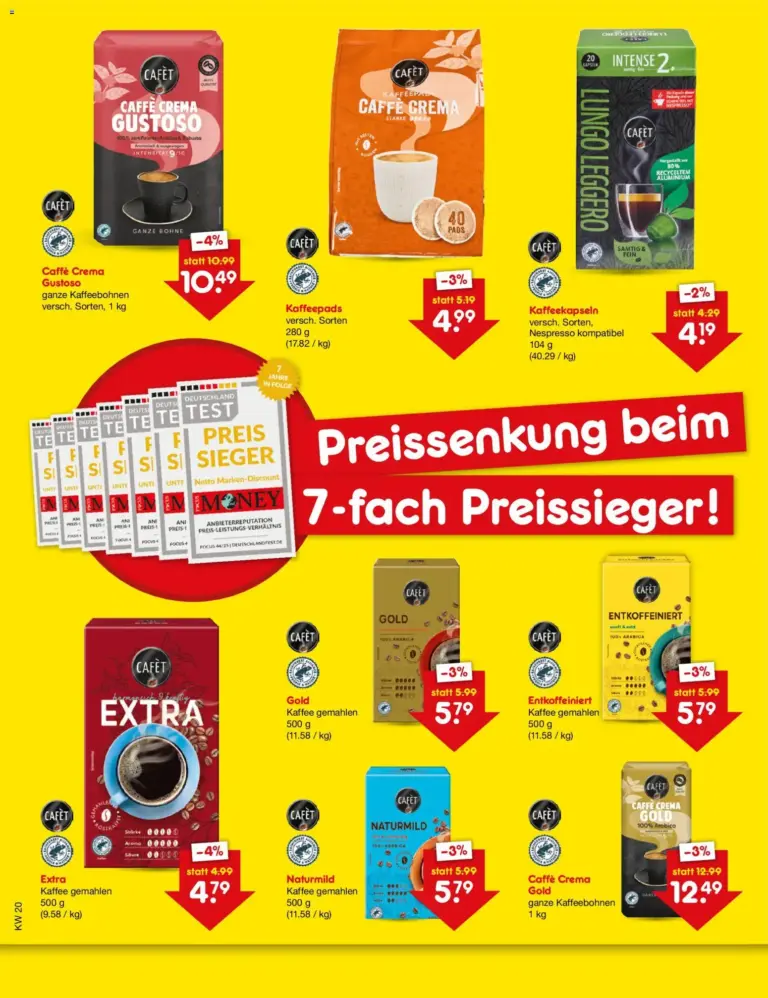 Netto Marken-Discount Preissenkung auf Dauer ab 12.05.2026 Angebote