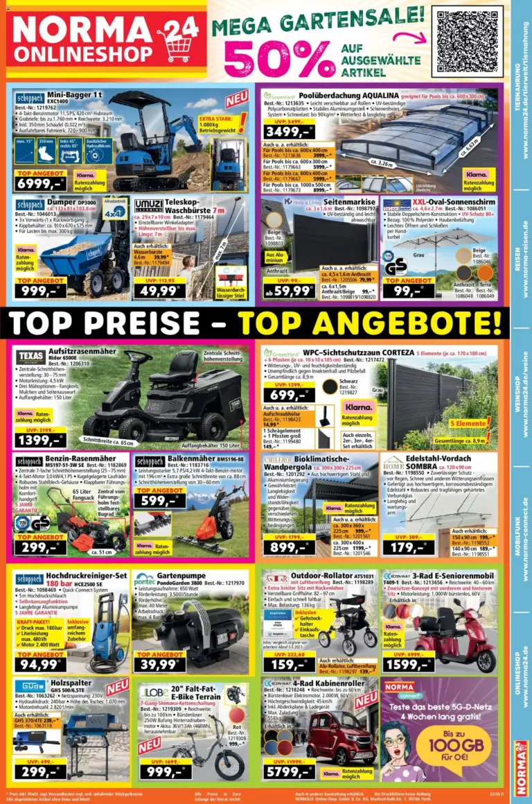 Norma Onlineshop ab 25.05.2026 zum blättern Angebote