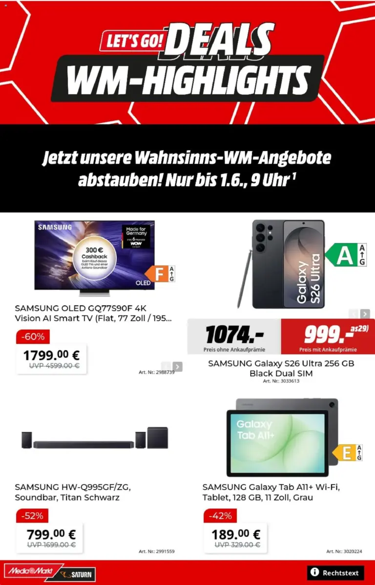 Media Markt Prospekt ab 15.05.2026 zum Blättern