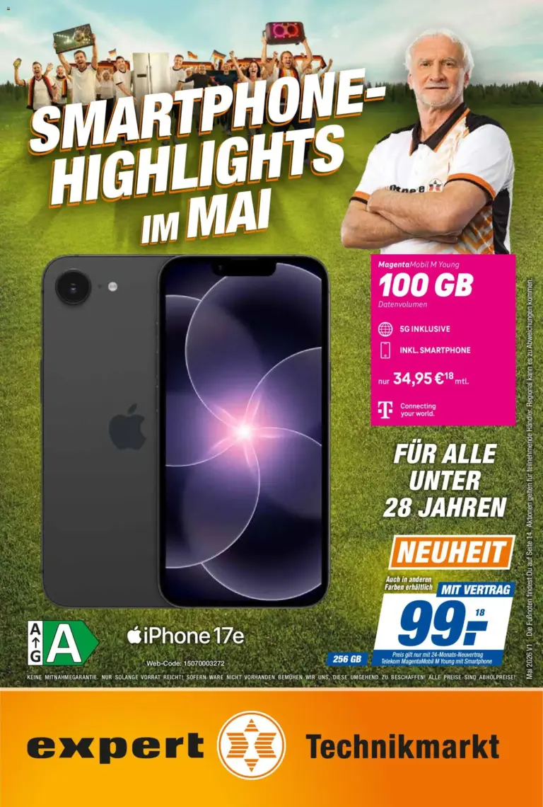 Expert Smarthphone Highlights im Mai ab 01.05.2026 zum Blättern
