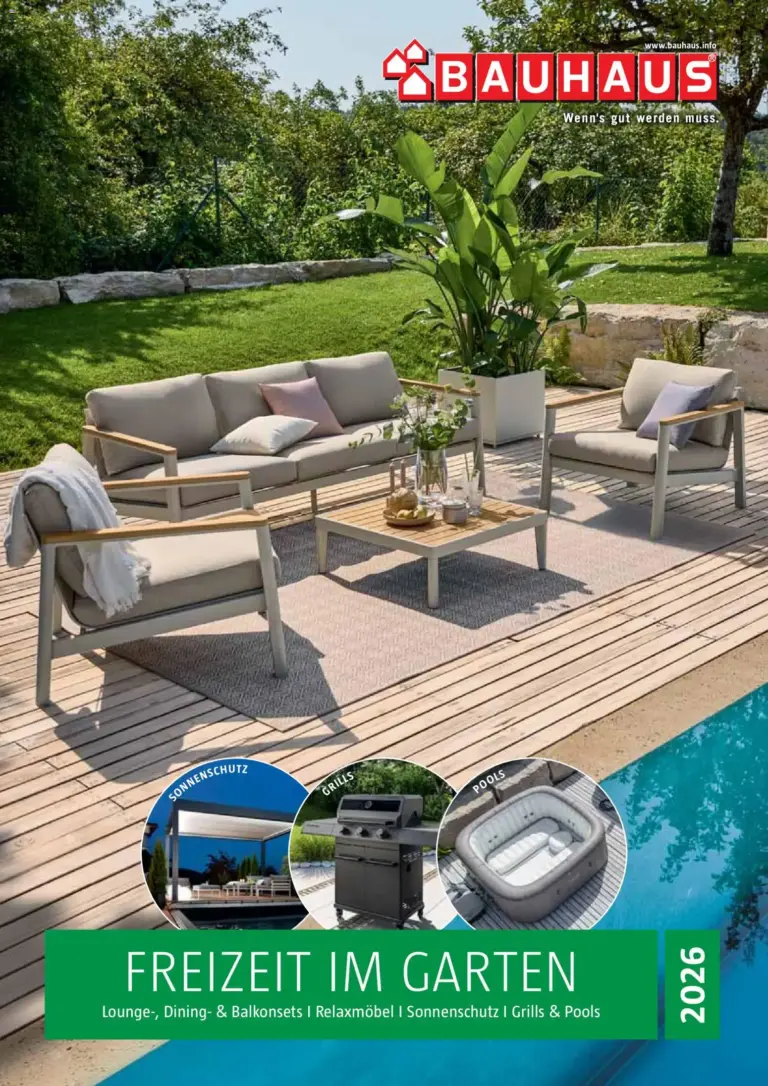 Bauhaus Freizeit im Garten ab 02.03.2026 zum Blättern