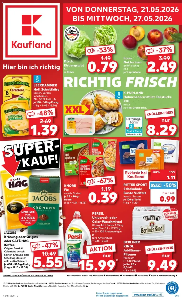 Prospekt Kaufland ab 21.05.2026 Angebote Online zum Blättern
