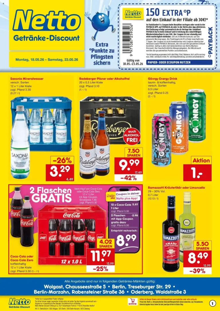Netto Marken-Discount Prospekt Berlin ab 17.05.2026 Angebote