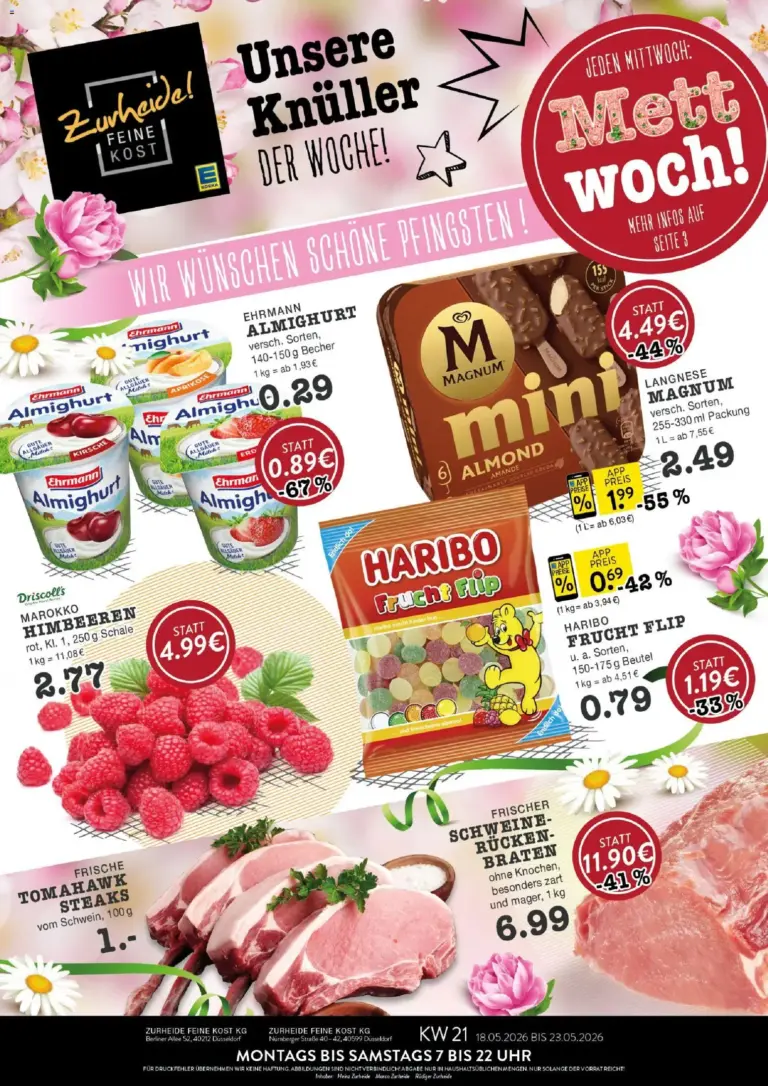 Edeka Zurheide Prospekt ab 18.05.2026 zum Blättern