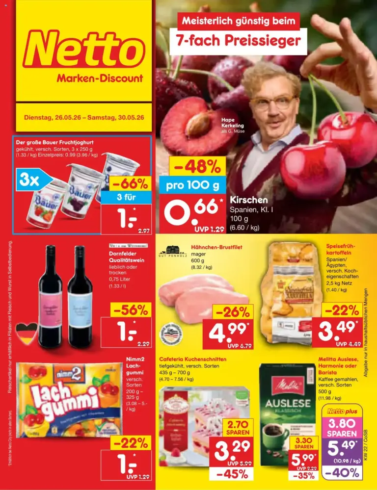 Netto Marken-Discount Prospekt ab 26.05.2026 Angebote
