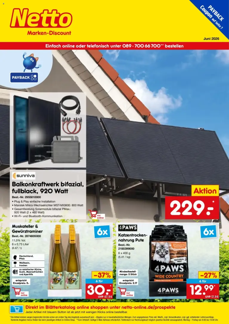 Netto Marken-Discount Online-Angebote Juni ab 01.06.2026 Angebote