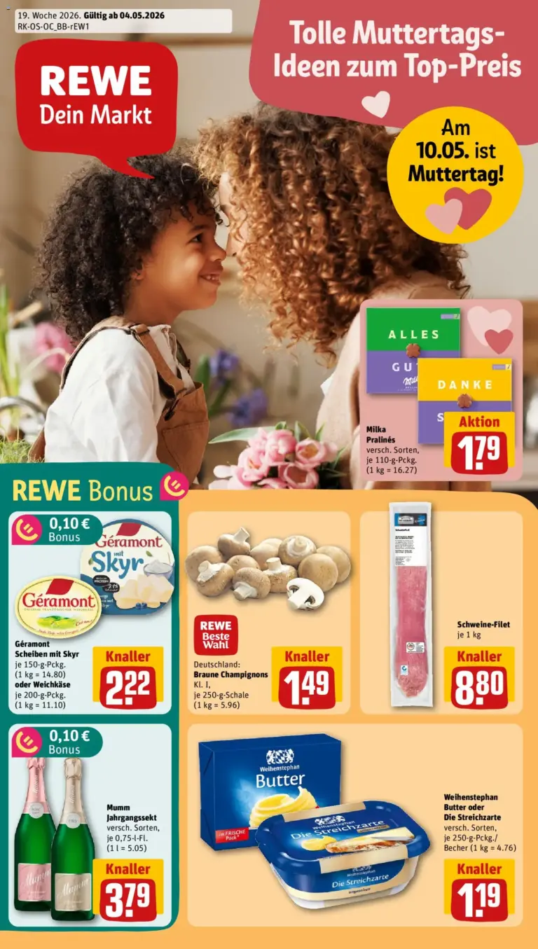 REWE Prospekt ab 04.05.2026 zum Blättern Angebote