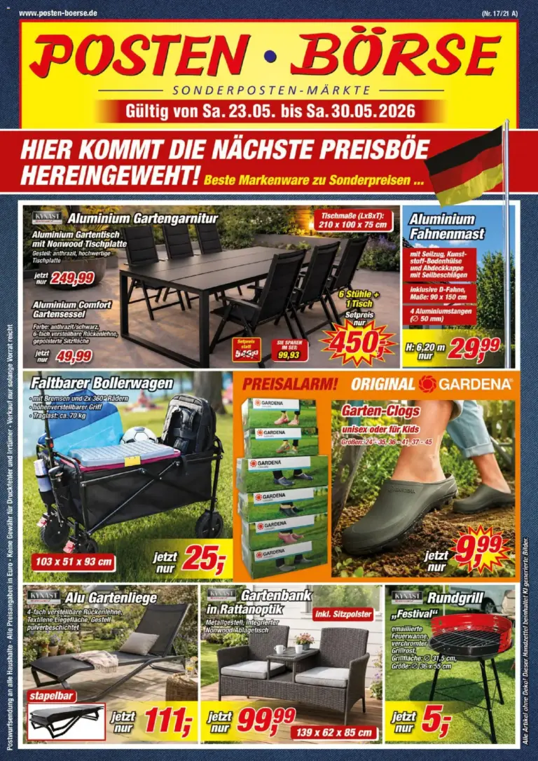 Posten Börse Prospekt ab 23.05.2026 zum Blättern