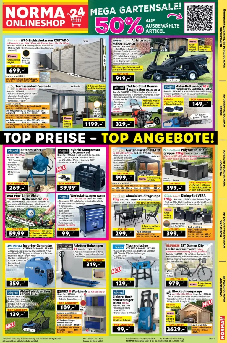 Norma Onlineshop ab 01.06.2026 zum blättern Angebote