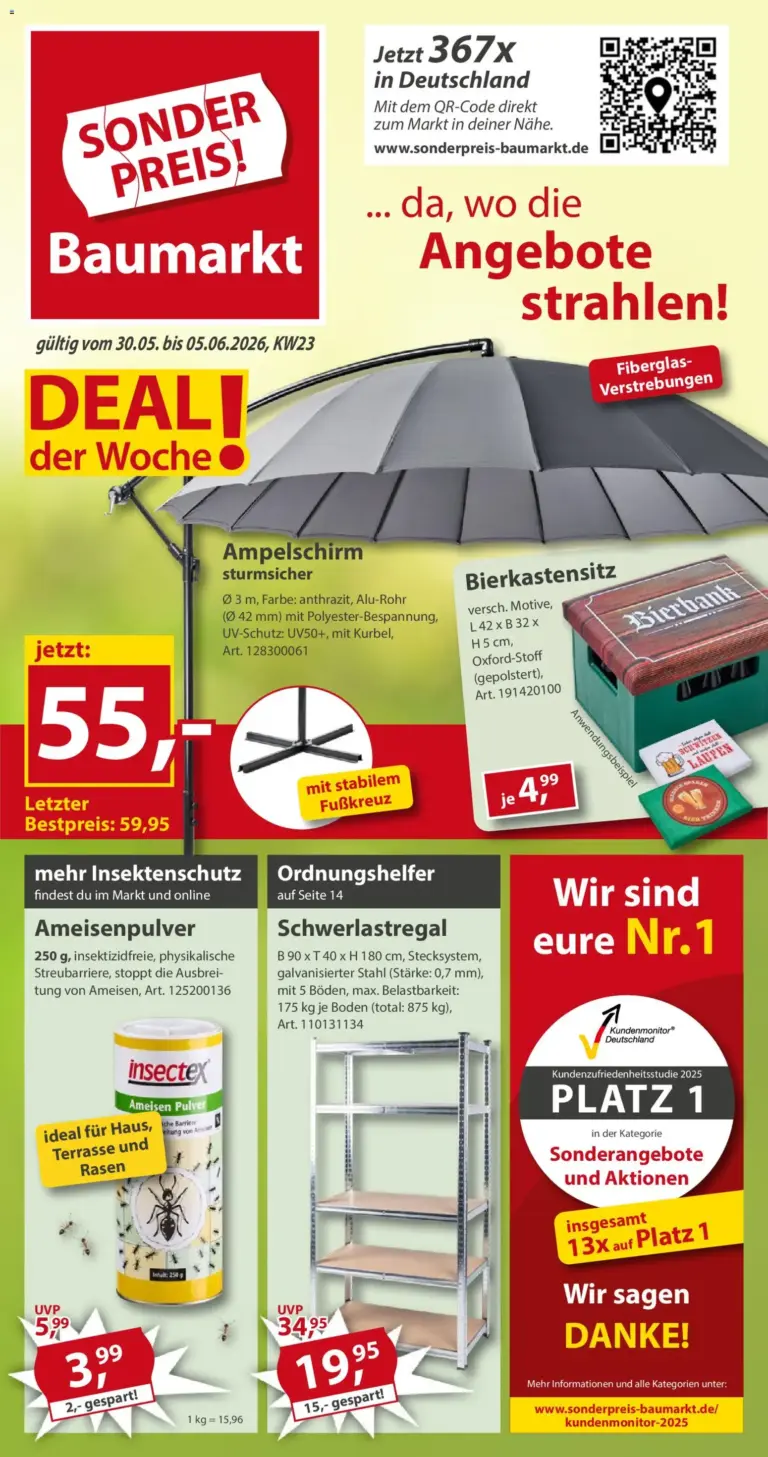 Sonderpreis Baumarkt Prospekt ab 30.05.2026 zum Blättern