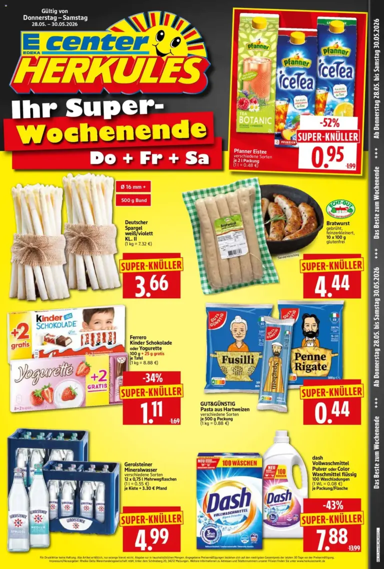 HERKULES Sonderbeilage ab 28.05.2026 zum Blättern
