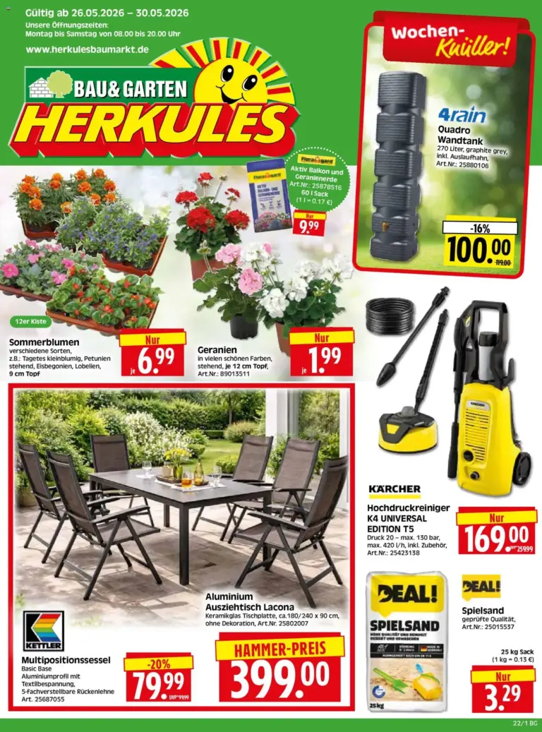 HERKULES Bau & Garten ab 26.05.2026 zum Blättern