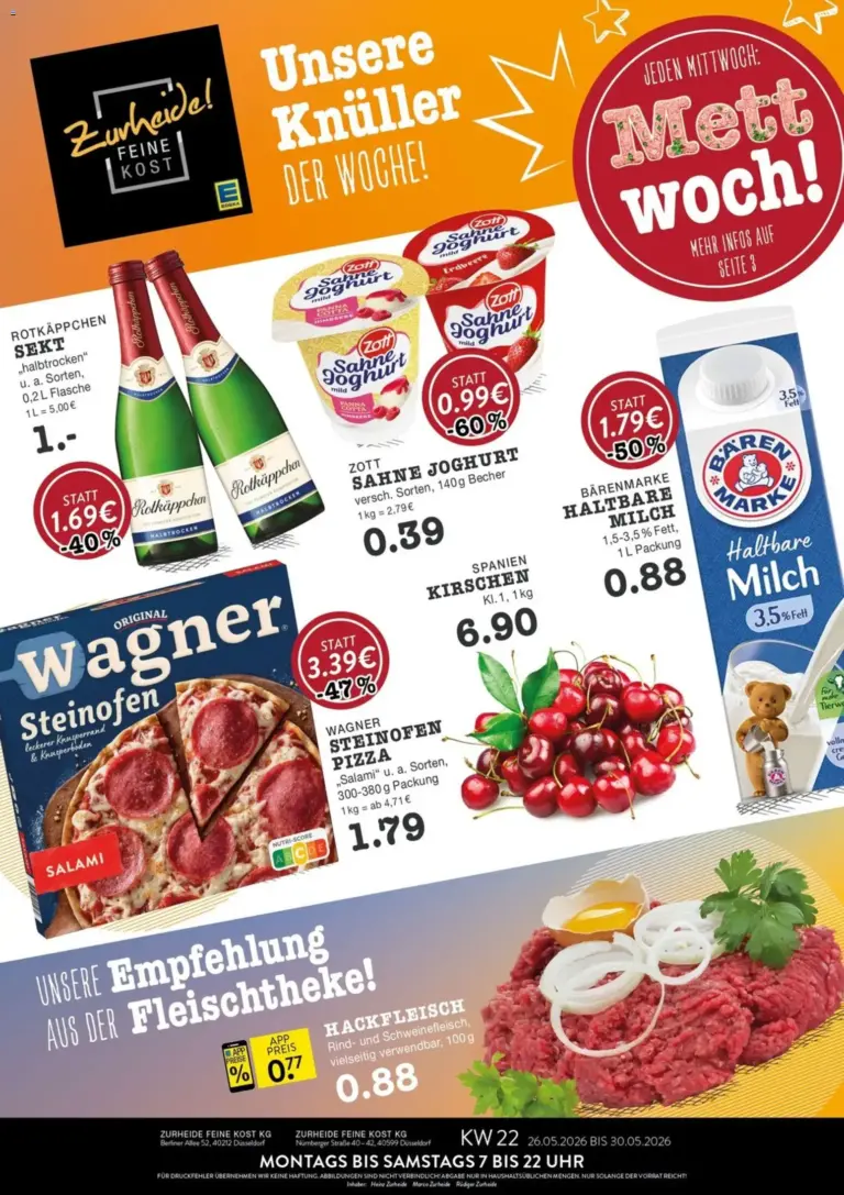 Edeka Zurheide Prospekt ab 26.05.2026 zum Blättern