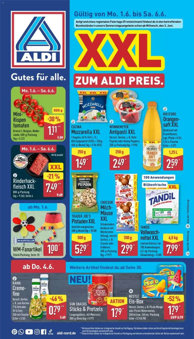 Aldi Prospekt ab 01.06.2026 Angebote Online