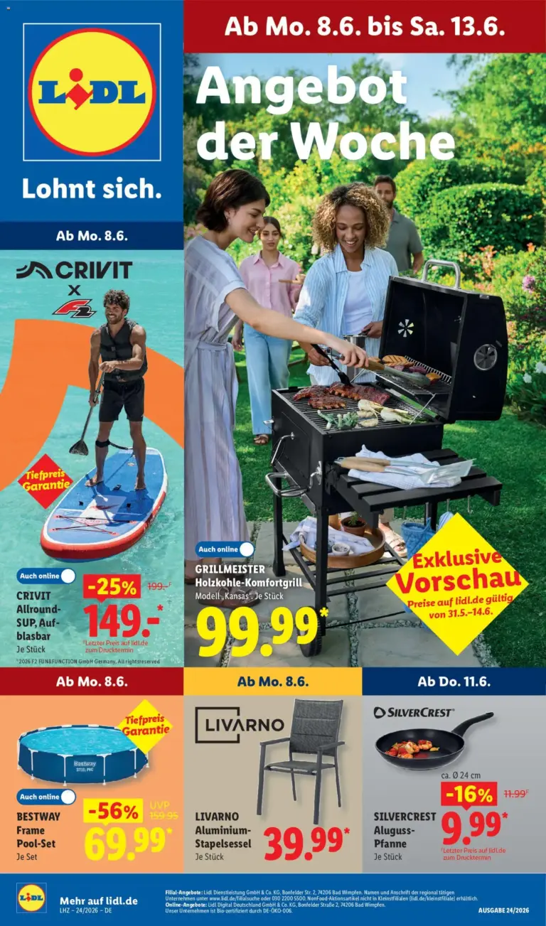 Lidl Prospekt ab 08.06.2026 zum Blättern Angebote