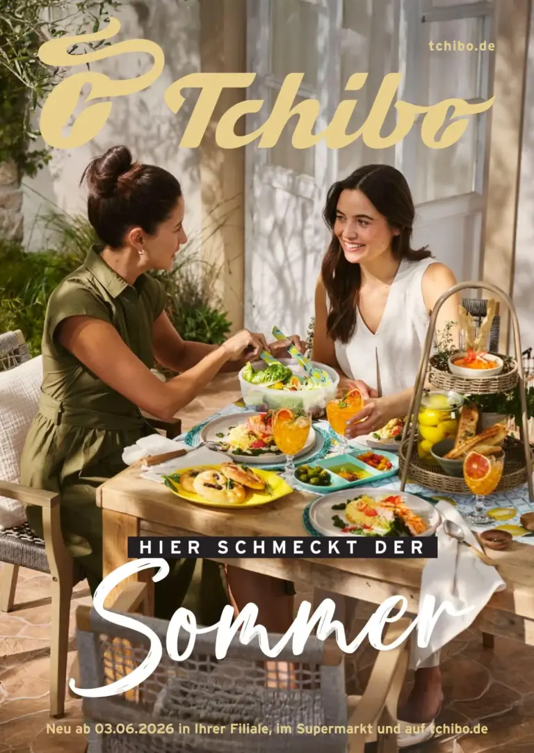 Prospekt Tchibo Hier schmeckt der Sommer ab 03.06.2026 zum Blättern