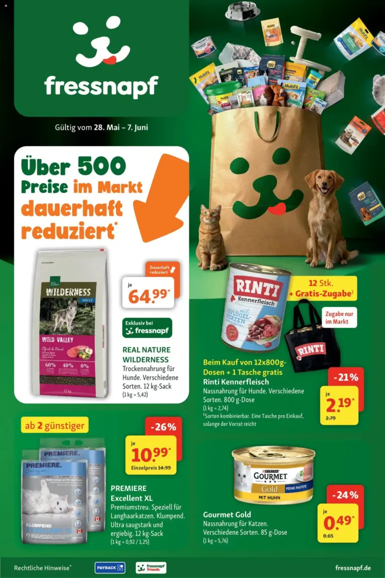 Fressnapf Prospekt ab 28.05.2026 zum Blättern