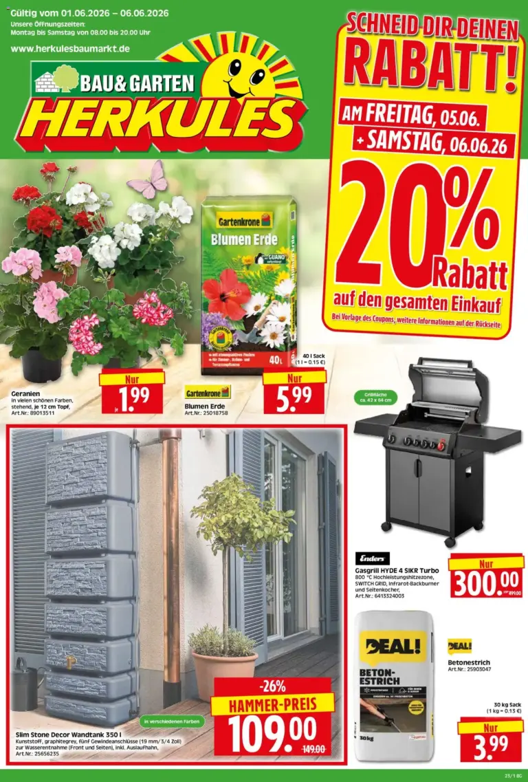HERKULES Bau & Garten ab 01.06.2026 zum Blättern