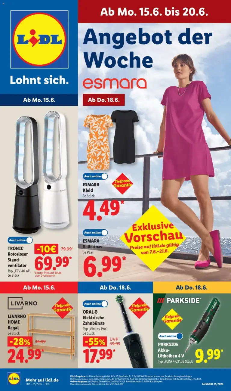 Lidl Prospekt ab 15.06.2026 zum Blättern Angebote