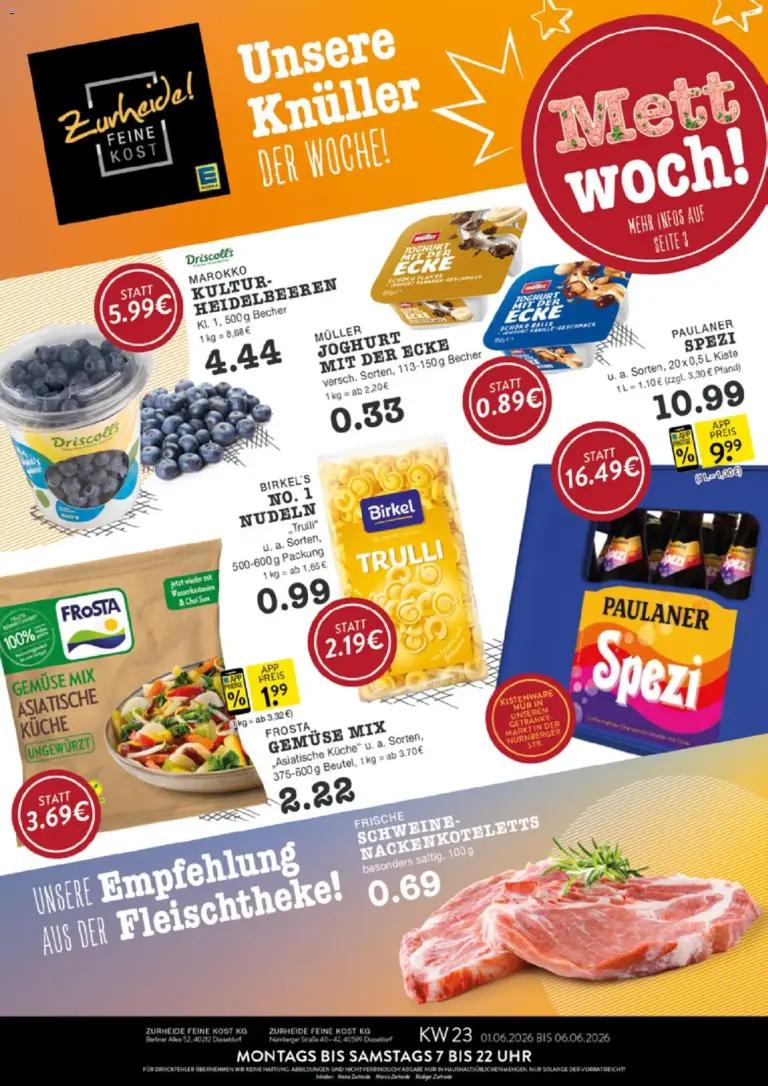 Edeka Zurheide Prospekt ab 01.06.2026 zum Blättern