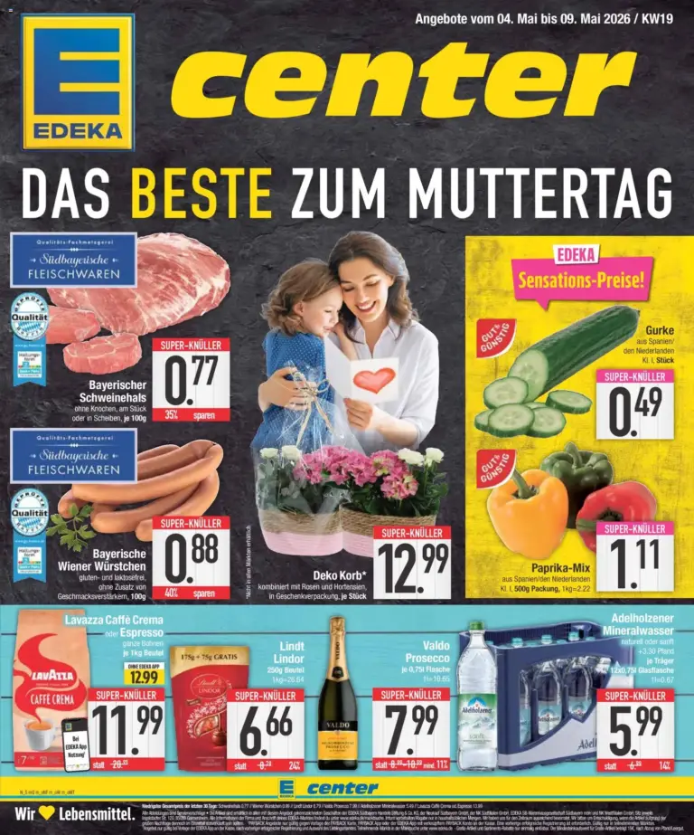 E center Prospekt ab 04.05.2026 zum Blättern
