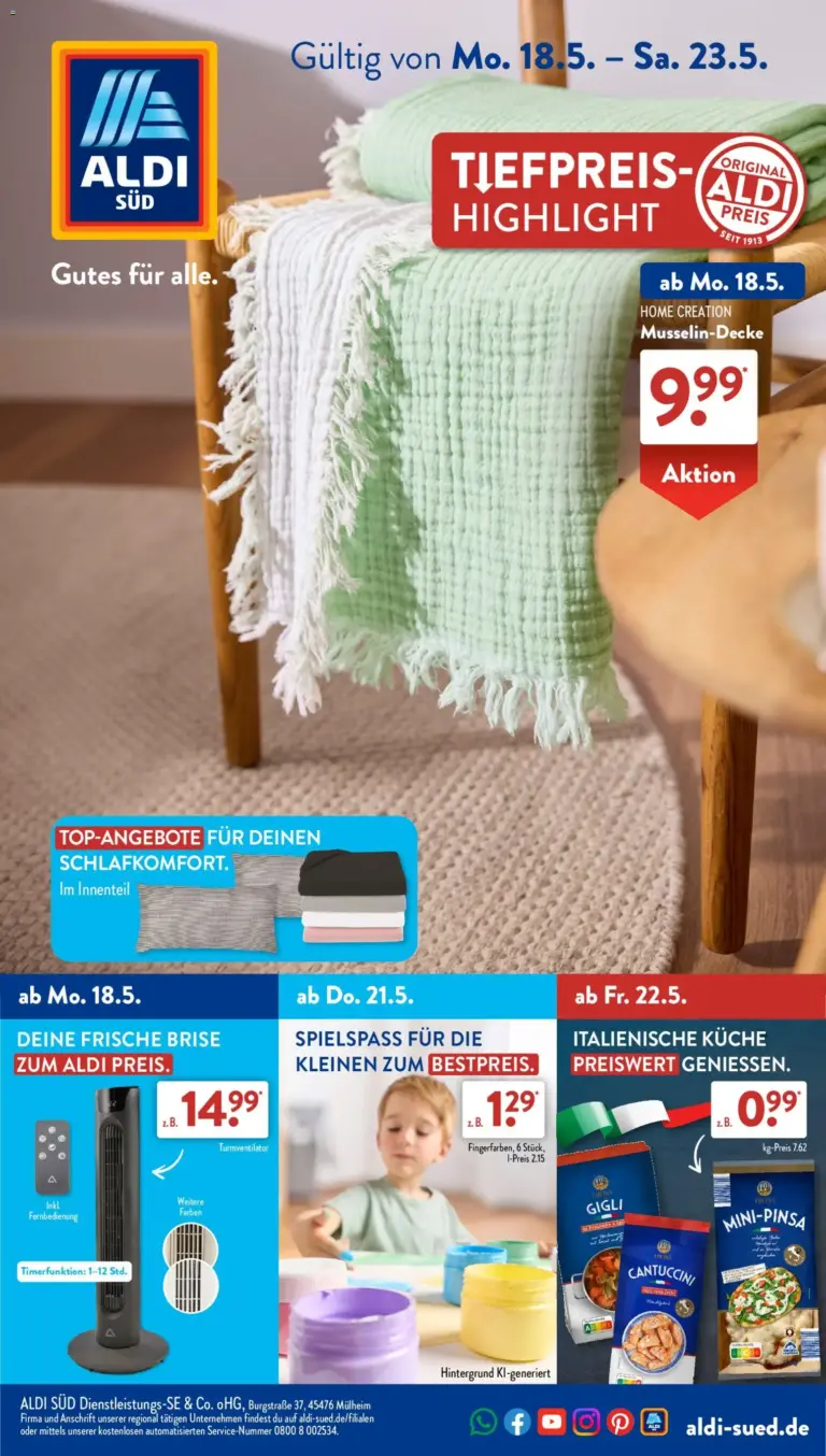 Aldi Süd Prospekt ab 18.05.2026 zum Blättern