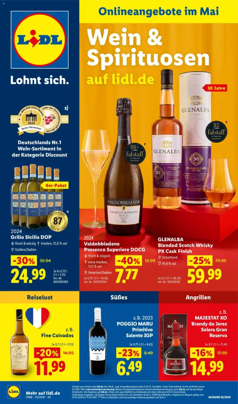Lidl Prospekt ab 01.05.2026 zum Blättern Angebote