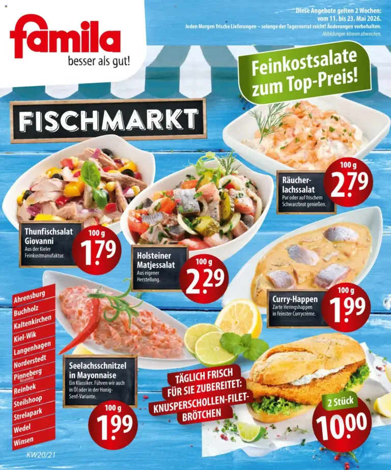 Famila Fischmarkt ab 11.05.2026 zum Blättern