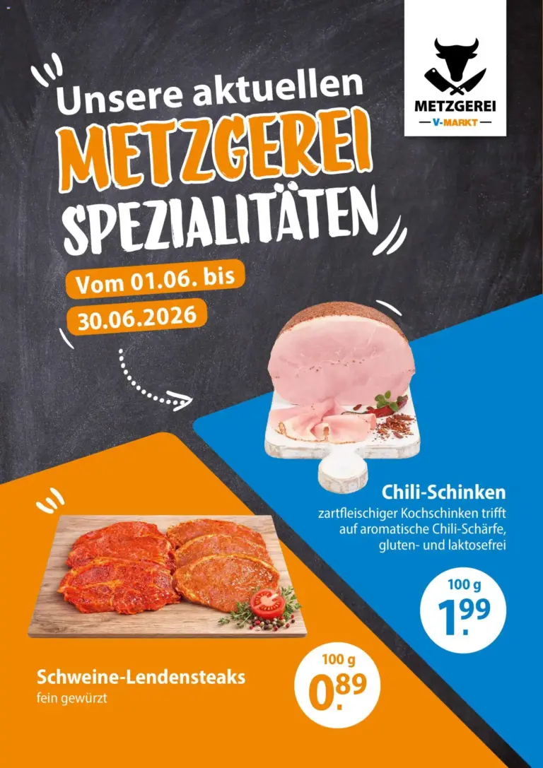 Angebote V-Markt Metzgereiangebote Juni ab 01.06.2026