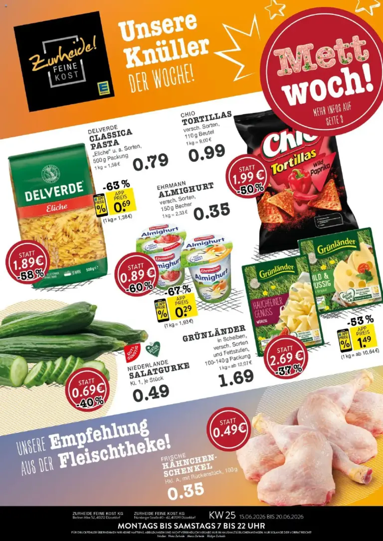 Edeka Zurheide Prospekt ab 15.06.2026 zum Blättern