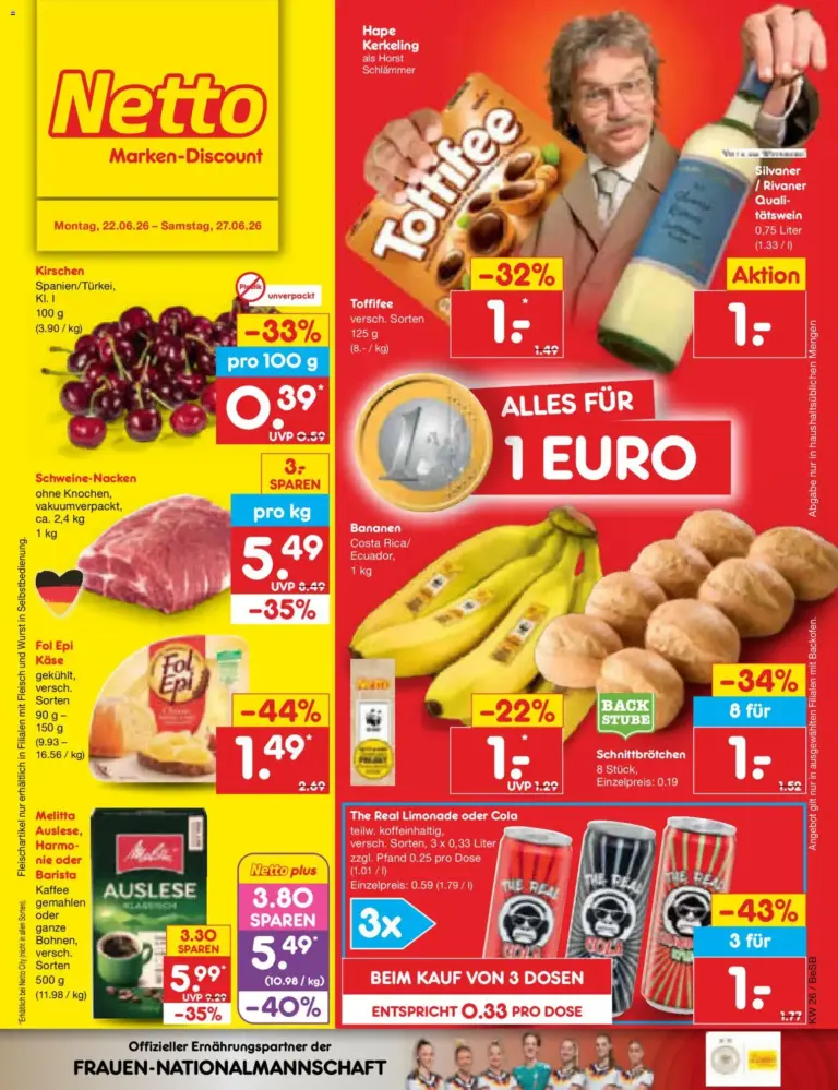 Netto Marken-Discount Prospekt ab 22.06.2026 Angebote