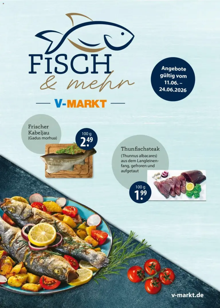 Angebote V-Markt Fischangebote München ab 11.06.2026
