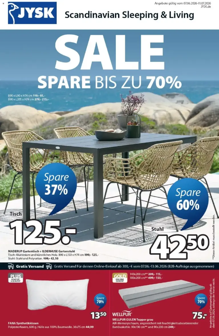 Prospekt JYSK ab 07.06.2026 zum Blättern