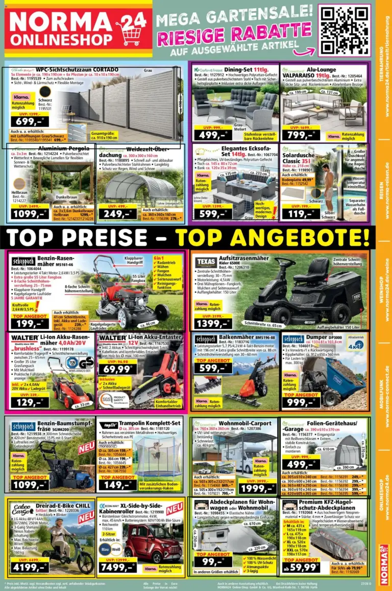 Norma Onlineshop ab 29.06.2026 zum blättern Angebote